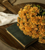 #G243374 Beautiful Tan Mum 15.5" Bush