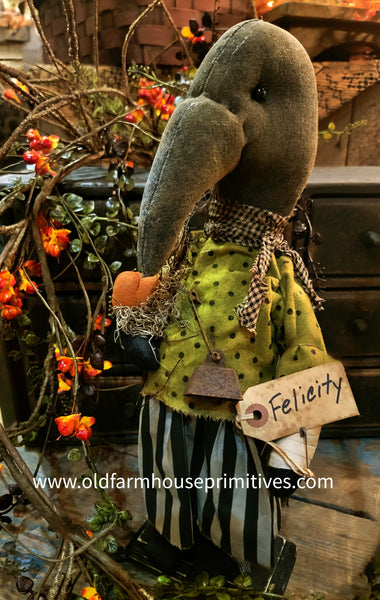 #RAMFEL "Tattered N' Torn "FELICITY" Crow