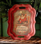 340042  Merry Christmas Santa Tray
