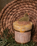#18D Primitive "Spring Duck"  Pantry Box ~ By MOSES ALLEN COLLECTION