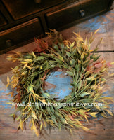 #FV9944 Velvet Ash Candle Ring Green/Red