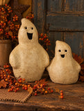 #LGT Primitive Painted Paper Mache Ghost - Large