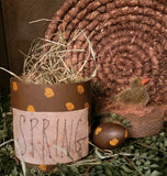 #20D Primitive "Spring Duck"  Pantry Box ~ By MOSES ALLEN COLLECTION