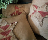 #P-02 Quilt Star Pillow MADE IN AMERICA