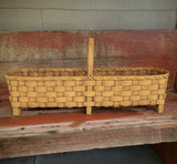 #M-PB Long Mustard Porch/Centerpiece Basket