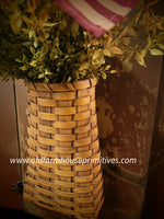 #CWB25  Canted Wall Basket - Mustard