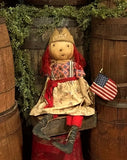 #ANNLB  Liberty Annie Primitive Doll By Dawn's Attic Treasures