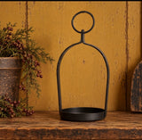 #SMX Small Open Black Metal Lantern