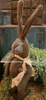 #RJSTANDC  Handmade Standing Chocolate Rabbit