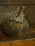 #DAW-BKF Primitive Cloth "Grungy Black" Pumpkin Bowl Filler 🎃 Made In The USA!
