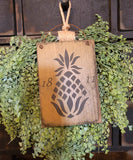 #57P "Pineapple" Hanging Sign - 5x7In
