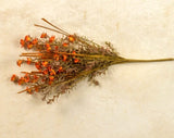 #G233362 20" Orange Wild Flower and Grass Bush