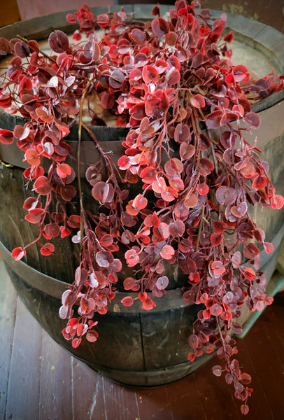 #XTE5125 Rushing Red Leaves 30In Hanging