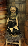 #CLR-WTC Primitive "CLARA" Witch By Dawn's Attic Treasures