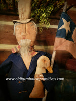 #WWUSM Primitive "Uncle Sam" MADE IN THE USA