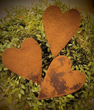 #PSPH Primitive Grunged Heart ❤️ Ornaments - Set of 3
