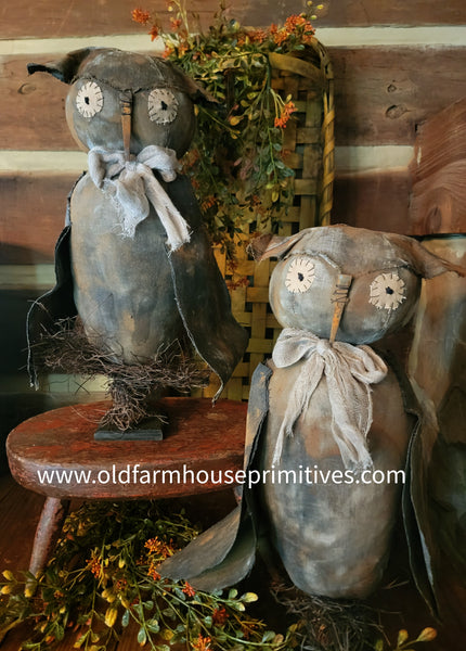 #BYC-OWL Primitive Barn Owl MADE IN AMERICA!
