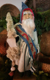 #60HS Patriotic "1776" Santa By HOLLY SCHMIDT