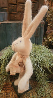 #RJSTANDW  Handmade Standing White Rabbit