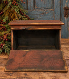 #DRBB Primitive Red Wood Bread Box