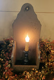 #MUB-WHE  "Mushroom" Wooden Box With Electric Candlestick