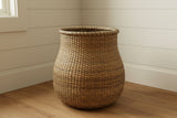 #AA240198  Small Primitive Urn Basket