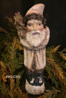 #HS-CH5 Handmade Chalkware Belsnickel by Holly Schmidt