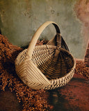 #S3-TPE Primitive Distressed "Taupe" Egg Basket MADE IN THE USA!