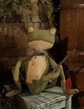 #RIBB "Mr Ribbit" Primitive Doll By Dawn's Attic Treasures