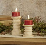 #NY236553  Set of 2 3D Flame Red Tealight Candles