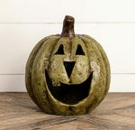 #WS221213 Olive Green Big Mouth Pumpkin - 11 Inch