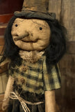 #CLR-WTC Primitive "CLARA" Witch By Dawn's Attic Treasures