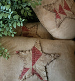 #P-02 Quilt Star Pillow MADE IN AMERICA