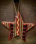 #SRW1024ST  Redware Star Ornament