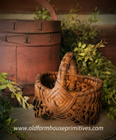 #LMB-16 Primitive X-Small "Pumpkin" Egg Basket
