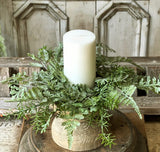 #7080 Understory Fern 4In Candle Ring
