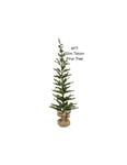 #XX2260 Primitive 4FT Teton Pine Tree With Burlap Base