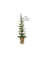 #XX2260 Primitive 4FT Teton Pine Tree With Burlap Base