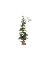 #XX2263 Primitive 7FT Teton Pine Tree With Burlap Base