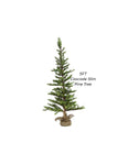 #XX2265 Primitive 5FT Cascade Slim Pine Tree With Burlap Base