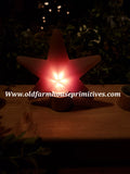 #VJMSB Primitive Large Brown Cinnamon Star Silicone Bulb  Electric Grubby Bulb