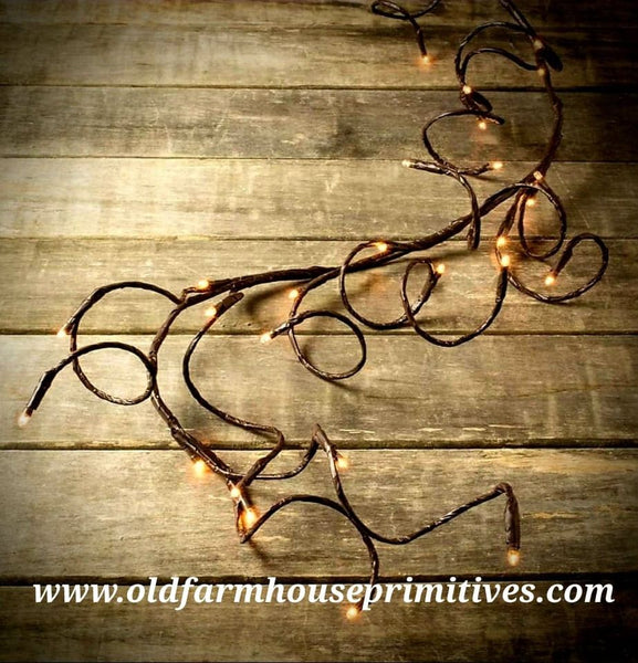 Soft Willow Twig Garland, Electric Willow Branch