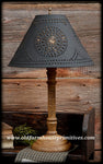 #9189 Primitive Gatlin Lamp in Hartford colors (Made In USA)
