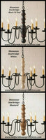 #9149S Manassas Wooden Chandelier Sturbridge Series (Made In USA)