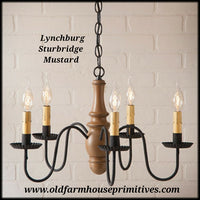 #9151S Lynchburg Wooden Chandelier Sturbridge Series (Made In USA)