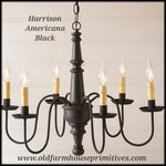 #9156T Harrison Wooden Chandelier Americana Series (Made In USA)