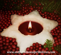 #TCS16 Cranberry Sugar Cookie Floating Star Candle Kit (Made In USA)