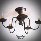 #9183 Primitive Thorndale Ceiling Light (Made In USA)