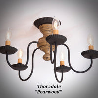 #9183 Primitive Thorndale Ceiling Light (Made In USA)