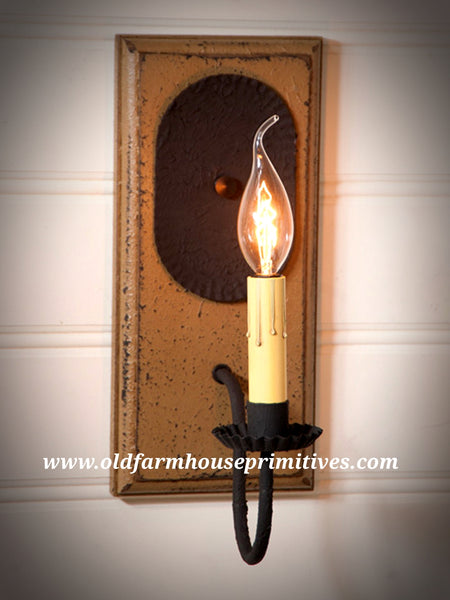 Wilcrest Sconce in Pearwood (Made In USA)